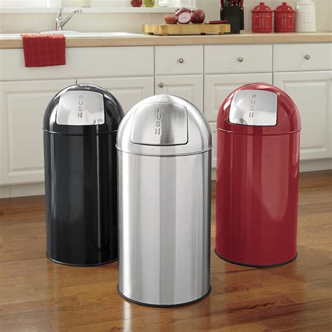 red 13 gallon kitchen trash can|13.2 gallon sensor trash can.